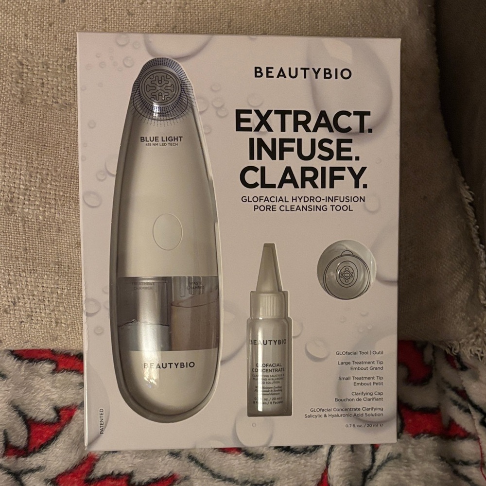 BeautyBio Glacial Hydro-Infusion Cleansing Tool - Silver